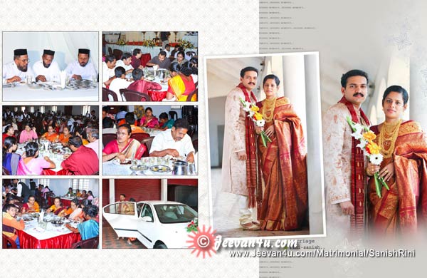 Sanish Rini Marriage Photos Kerala 